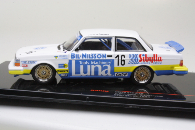 Volvo 240, ETCC Monza 1984, U.Granberg/G.Petersson, no.16 - Sulje napsauttamalla kuva