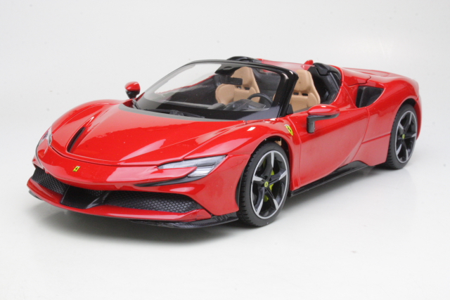 Ferrari SF90 Stradale Hybrid Spider 2020, red