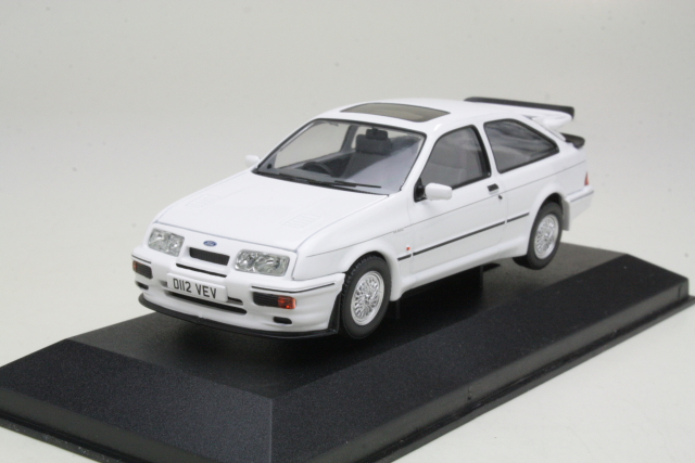 Ford Sierra RS500 Cosworth, valkoinen - Sulje napsauttamalla kuva