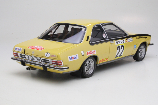 Opel Commodore B, Monte Carlo 1973, W.Röhrl, no.22 - Sulje napsauttamalla kuva