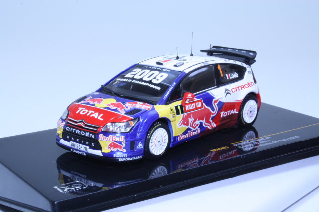 Citroen C4 WRC, Wales 2009, S.Loeb, no.1 - Click Image to Close