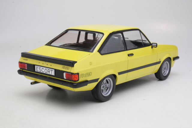 Ford Escort Mk2 RS2000 1976, keltainen - Sulje napsauttamalla kuva