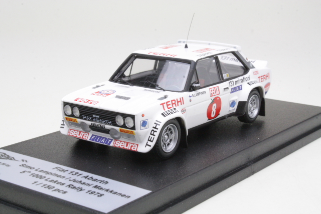 Fiat 131 Abarth, Finland 1978, S.Lampinen, no.8 - Sulje napsauttamalla kuva