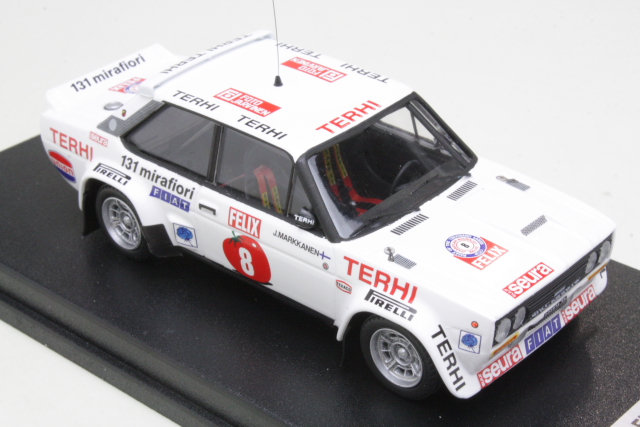 Fiat 131 Abarth, Finland 1978, S.Lampinen, no.8 - Sulje napsauttamalla kuva