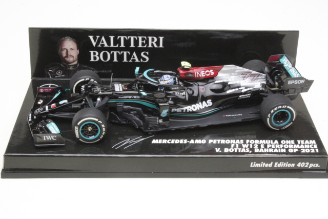 Mercedes AMG W12, 3rd. Bahrain GP 2021, V.Bottas, no.77