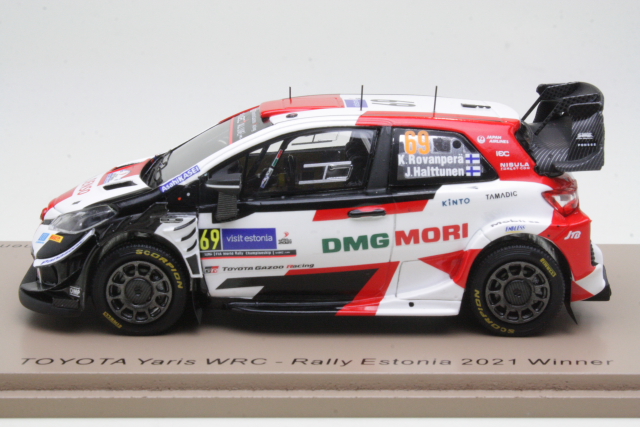 Toyota Yaris WRC, 1st. Estonia 2021, K.Rovanperä, no.69 - Click Image to Close