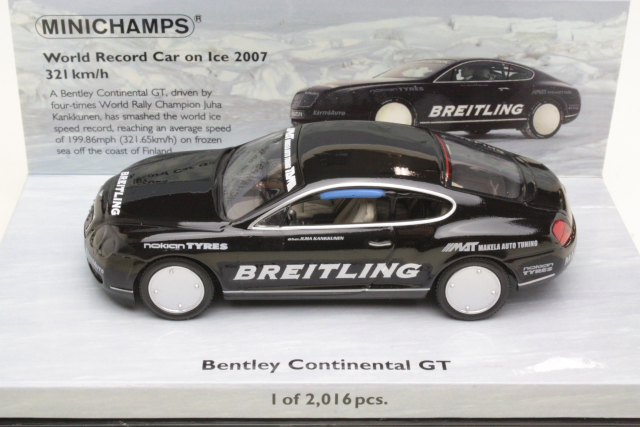 Bentley Continental GT, Speed Record on ice 2007, J.Kankkunen - Sulje napsauttamalla kuva