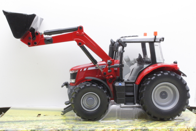 Massey Ferguson 6616 & Etukuormaaja 2016, punainen - Sulje napsauttamalla kuva