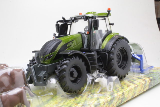 Valtra T254 & Playset Fleming Bale Lifter 2019, vihreä