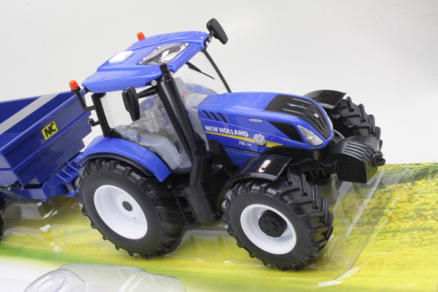 New Holland T6.175 with NC Trailer 2020, blue