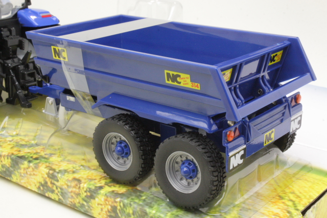 New Holland T6.175 with NC Trailer 2020, blue