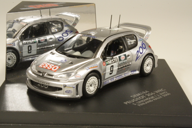 Peugeot 206 WRC, Finland 2000, S.Lindholm, no.9