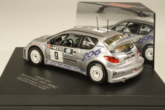 Peugeot 206 WRC, Finland 2000, S.Lindholm, no.9