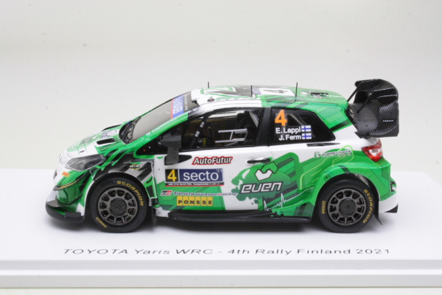 Toyota Yaris WRC, 4th. Finland 2021, E.Lappi, no.4 - Sulje napsauttamalla kuva