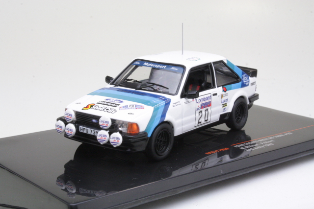 Ford Escort Mk3 RS1600i, RAC 1983, M.Wilson, no.20 - Sulje napsauttamalla kuva