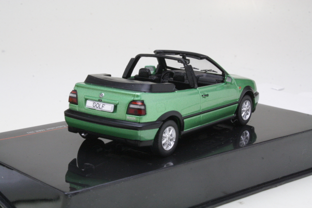 VW Golf 3 Convertible 1993, vihreä - Sulje napsauttamalla kuva