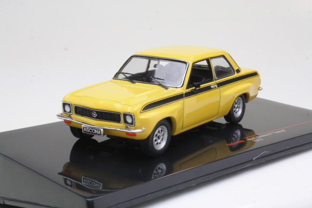 Opel Ascona A 1973, yellow "Tuning" - Click Image to Close