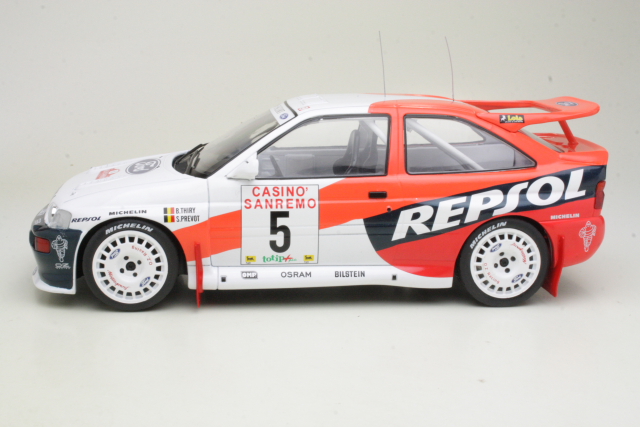 Ford Escort RS Cosworth, San Remo 1996, B.Thiry, no.5 - Sulje napsauttamalla kuva