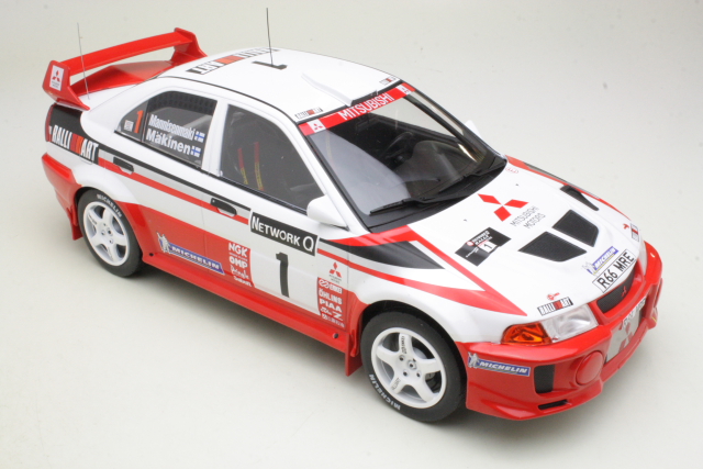 Mitsubishi Lancer Evo V, RAC 1998, T.Mäkinen, no.1 - Sulje napsauttamalla kuva