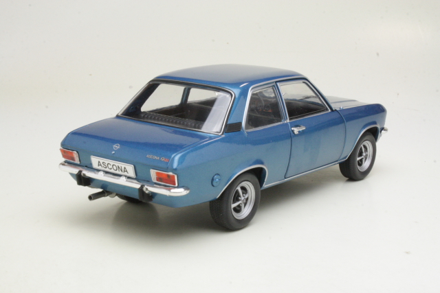 Opel Ascona A 1.9 SR 1970, sininen - Sulje napsauttamalla kuva