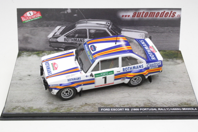 Ford Escort Mk2 RS1800, Portugal 1980, H.Mikkola, no.1