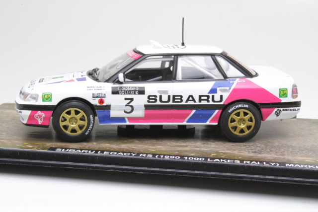 Subaru Legacy RS, Finland 1990, M.Alen, no.3 - Sulje napsauttamalla kuva