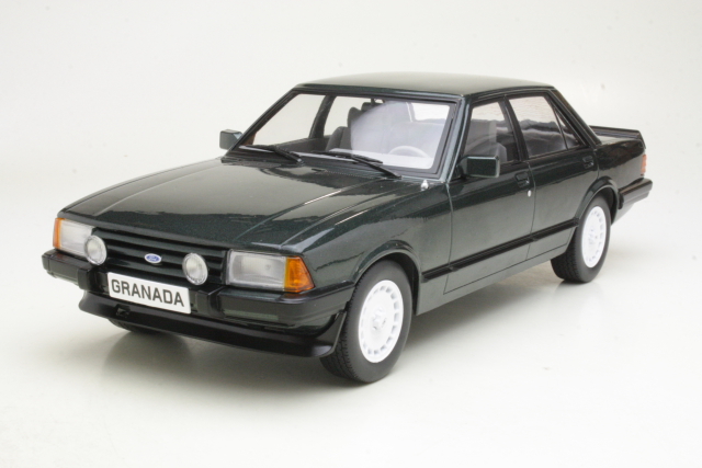 Ford Granada Mk2 2.8 Injection 1981, tummanvihreä - Sulje napsauttamalla kuva