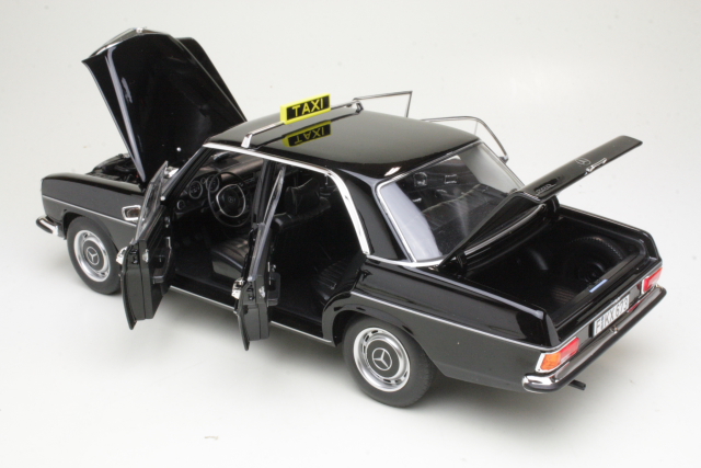 Mercedes 200 Sedan (w115) 1968, musta "Taxi"