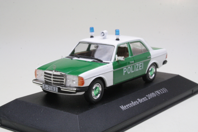 Mercedes 200D (w123) 1976 "Polizei" - Sulje napsauttamalla kuva