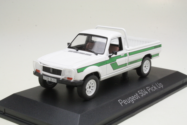 Peugeot 504 Pick Up 4x4 Dangel 1985, valkoinen