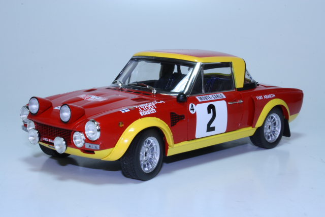 Fiat 124 Abarth, 2nd. Monte Carlo 1975, H.Mikkola, no.2