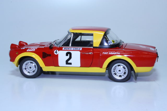 Fiat 124 Abarth, 2nd. Monte Carlo 1975, H.Mikkola, no.2