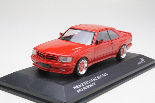 Mercedes 560SEC AMG (c126) "Wide Body" 1990, red