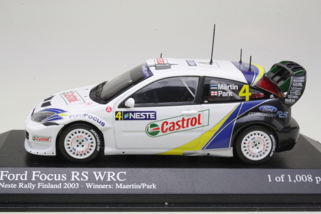 Ford Focus RS WRC, Finland 2003, M.Martin, no.4