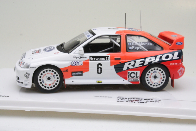 Ford Escort WRC, RAC 1997, J.Kankkunen, no.6