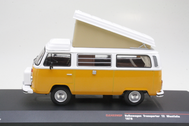 VW T2 Westfalia 1978, yellow/white