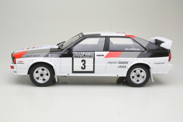 Audi Quattro, Finland 1982, H.Mikkola, no.3