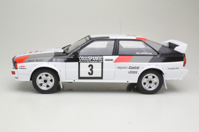 Audi Quattro, Finland 1982, H.Mikkola, no.3 - Sulje napsauttamalla kuva