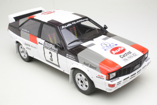 Audi Quattro, Finland 1982, H.Mikkola, no.3 - Sulje napsauttamalla kuva