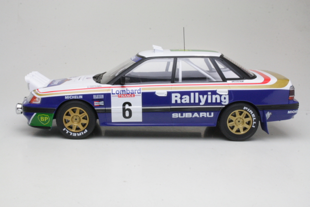 Subaru Legacy RS, RAC 1991, M.Alen, no.6 - Sulje napsauttamalla kuva