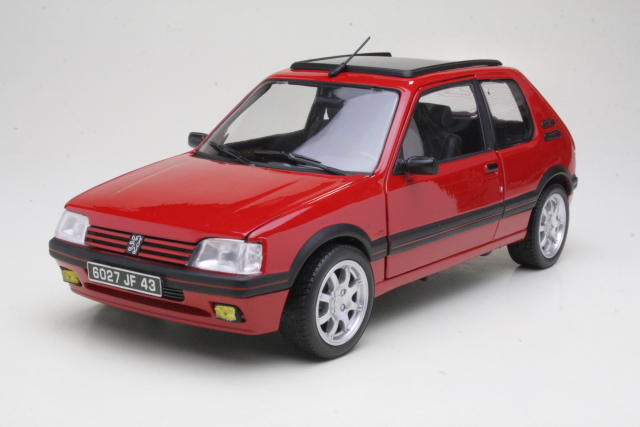 Peugeot 205 GTi 1.9 1991, punainen