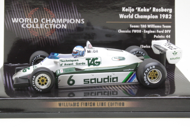 Williams FW08, World Champion 1982, K.Rosberg, no.6
