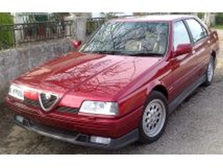 Alfa Romeo 164 Q4 1994, punainen (beige sisusta)