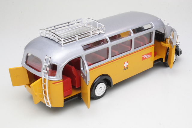 Mercedes O3500 Omnibus 1949, keltainen /hopea