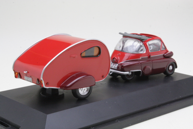 BMW Isetta & Caravan, red