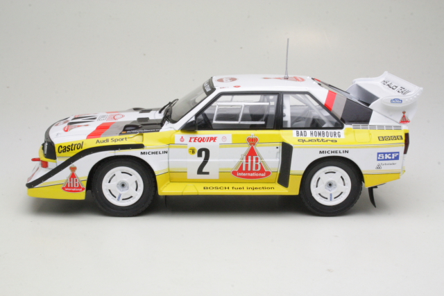 Audi Sport Quattro S1, Monte Carlo 1986, W.Röhrl, no.2 - Sulje napsauttamalla kuva