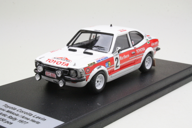 Toyota Corolla Levin, Tunturiralli 1977, H.Mikkola, no.2 - Sulje napsauttamalla kuva