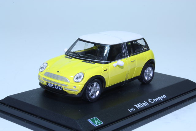 Mini Cooper 2008, yellow/white