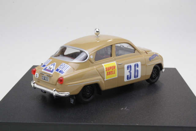 Saab 96, 1st. Finland 1960, C.O.Bremer/J.Lampi, no.36 - Sulje napsauttamalla kuva