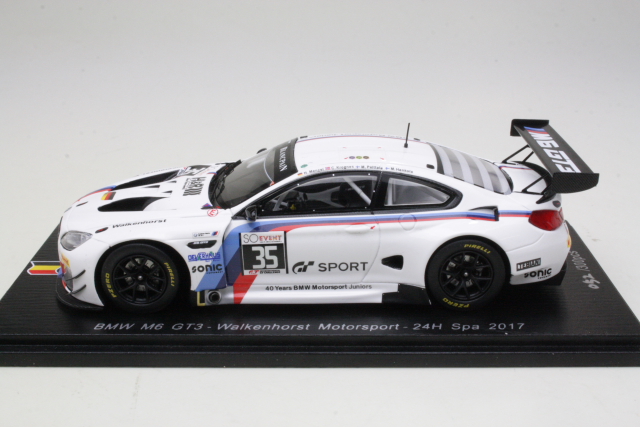 BMW M6, 24h Spa 2017, M.Palttala/M.Henkola, no.35